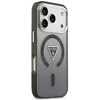 Guess IML Gradient Triangle Logo MagSafe dėklas, skirtas iPhone 18 Pro Max / iPhone 17 Pro Max – Juodas
