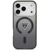 Guess IML Gradient Triangle Logo MagSafe dėklas, skirtas iPhone 18 Pro Max / iPhone 17 Pro Max – Juodas