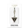 Dėklas Guess pakabukas GUCPMTDCK telefono dirželis Triangle Diamond Charm with Rhinestones