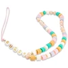 Guess virvelė telefonui GUSTFLWP rožinės spalvos Heishi Beads