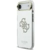 Guess PC/TPU Mirror 4G Glitter Logo MagSafe dėklas skirtas Apple iPhone Air Gold