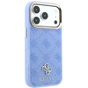 Guess Peony 4G Small Logo MagSafe dėklas, skirtas iPhone 18 Pro Max / 17 Pro Max, šviesiai mėlynas