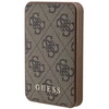 Guess Powerbank 15W GUPB5LP4GEGW 5000mAh rudos 4G Leather Metal Logo