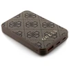 „Guess“ nešiojamoji baterija 15W GUPB5LP4GEGW 5000mAh rudos spalvos 4G odinis metalinis logotipas