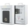 Guess Powerbank indukcinis 5W GUPBM3AL4DMK 3000mAh juodos spalvos MagSafe 4G Strassed Metal Logo