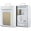 Guess Induction Powerbank 5W GUPBM3ALGSGD 3000mAh aukso spalvos MagSafe Metal Script Logo