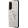 Guess PU 4G Metal Logo dėklas skirtas Samsung Galaxy A57 rožinės spalvos