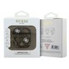Guess PU 4G Peony Charm Apple AirPods 1/2 dėklas jūsų ausinėms rudos spalvos