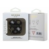 Guess PU 4G Peony Charm Apple AirPods 1/2 dėklas jūsų ausinėms juodos spalvos