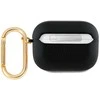 Guess PU Grained Classic Logo Apple AirPods Pro dėklas jūsų ausinėms juodos spalvos