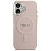 Guess PU Saffiano MagSafe dėklas skirtas Apple iPhone 17 rožinės spalvos