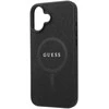 Guess Saffiano Classic Logo MagSafe Apple iPhone 16 Plus - dėklas telefonui juodos spalvos