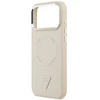 Dėklas Guess Triangle Logo MagSafe Case for iPhone 17 Pro - rusvai gelsvas