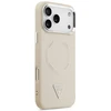 Dėklas Guess Triangle Logo MagSafe Case for iPhone 17 Pro - rusvai gelsvas