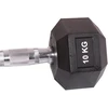 Guminis hantelis 10 kg ENERO FIT