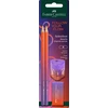 Harilik pliiats Faber-Castell Grip Flow Edition Punchy Melon 2tk/bl