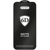 Tel Protect Full Glue 6D matinis grūdintas stiklas, skirtas Iphone 18 Pro Max, juodas