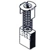 Haushalt Angliniai šepetėliai 30-00-155-H, 6,5 x 13,5 x 16 mm, 2 vnt