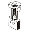Haushalt Angliniai šepetėliai 30-00-204-A, 7 x 18 x 18 mm, 2 vnt