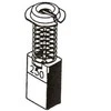 Haushalt Angliniai šepetėliai 30-00-250-H, 7 x 11 x 19 mm, 2 vnt