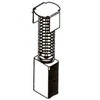Haushalt Angliniai šepetėliai 30-04-095-H, 6 x 11 x 17,5 mm, 2 vnt