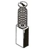 Haushalt Angliniai šepetėliai 30-06-020-H, 5 x 8 x 16 mm, 2 vnt