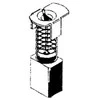 Haushalt Angliniai šepetėliai 30-14-009-H, 6 x 8,5 x 13 mm, 2 vnt