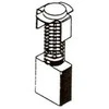 Haushalt Angliniai šepetėliai 30-99-036-H, 7 x 15 x 20 mm, 2 vnt