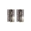 Haushalt Durų lankstas, 125 mm x 75 mm x 2.5 mm, žalvario sp., 2 vnt.