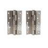 Haushalt Durų lankstas, 125 mm x 75 mm x 2.5 mm, nikelio sp., 2 vnt.