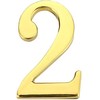 Haushalt Durų numeris "2", aukso spalvos, 45 mm