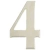 Haushalt Durų numeris „4“, nerūdijantis plienas, 62 mm
