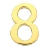 Haushalt Durų numeris "8", aukso spalvos, 45 mm