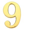 Haushalt Durų numeris "9", aukso spalvos, 45 mm
