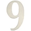 Haushalt Durų numeris „9“, nerūdijantis plienas, 62 mm