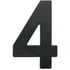 Monroe Haushalt Numeris "4", matinės juodos spalvos, 145 mm