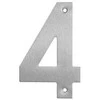 Extralink Haushalt Numeris "4", nerūdijančio plieno, 145 mm