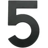 Haushalt Numeris "5", matinės juodos spalvos, 145 mm