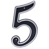 Haushalt Numeris "5", plastikinis, juodos spalvos, 150 mm