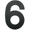 Haushalt Numeris "6", matinės juodos spalvos, 145 mm