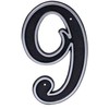 Haushalt Numeris "9", plastikinis, juodos spalvos, 150 mm