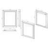 Haushalt Revizinės durelės RD-200x250