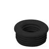 Haushalt Tarpmovė D50X32 mm, juoda
