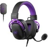 Havit H2002C+U - žaidimams ausinės (juodas ir violetinė)