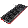 Havit KB866L – žaidimų klaviatūra (juoda/raudona)