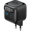 Havit UC253 EU - 65 W GaN travel charger with extendable cable (juodas)