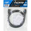HDMI PNI H150 didelės spartos 1.4V laidas, kištukas-kištukas, Ethernet, paauksuotas, 1,5 m