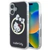 Hello Kitty HKHMP16SHFLBK Apple iPhone 16 6,1″ juodos spalvos kietas dėklas IML Fun bow Magsafe