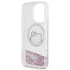 Hello Kitty HKHMP16XLSWKH Apple iPhone 16 Pro Max 6.9″ baltos spalvos kietas dėklas Liquid Glitter Sweet Kitty Bo