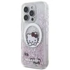 Hello Kitty HKHMP16XLSWKH Apple iPhone 16 Pro Max 6.9″ baltos spalvos kietas dėklas Liquid Glitter Sweet Kitty Bo